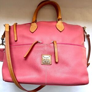Dooney & Bourke Dillen Double Pocket Satchel - READ DESCRIPTION